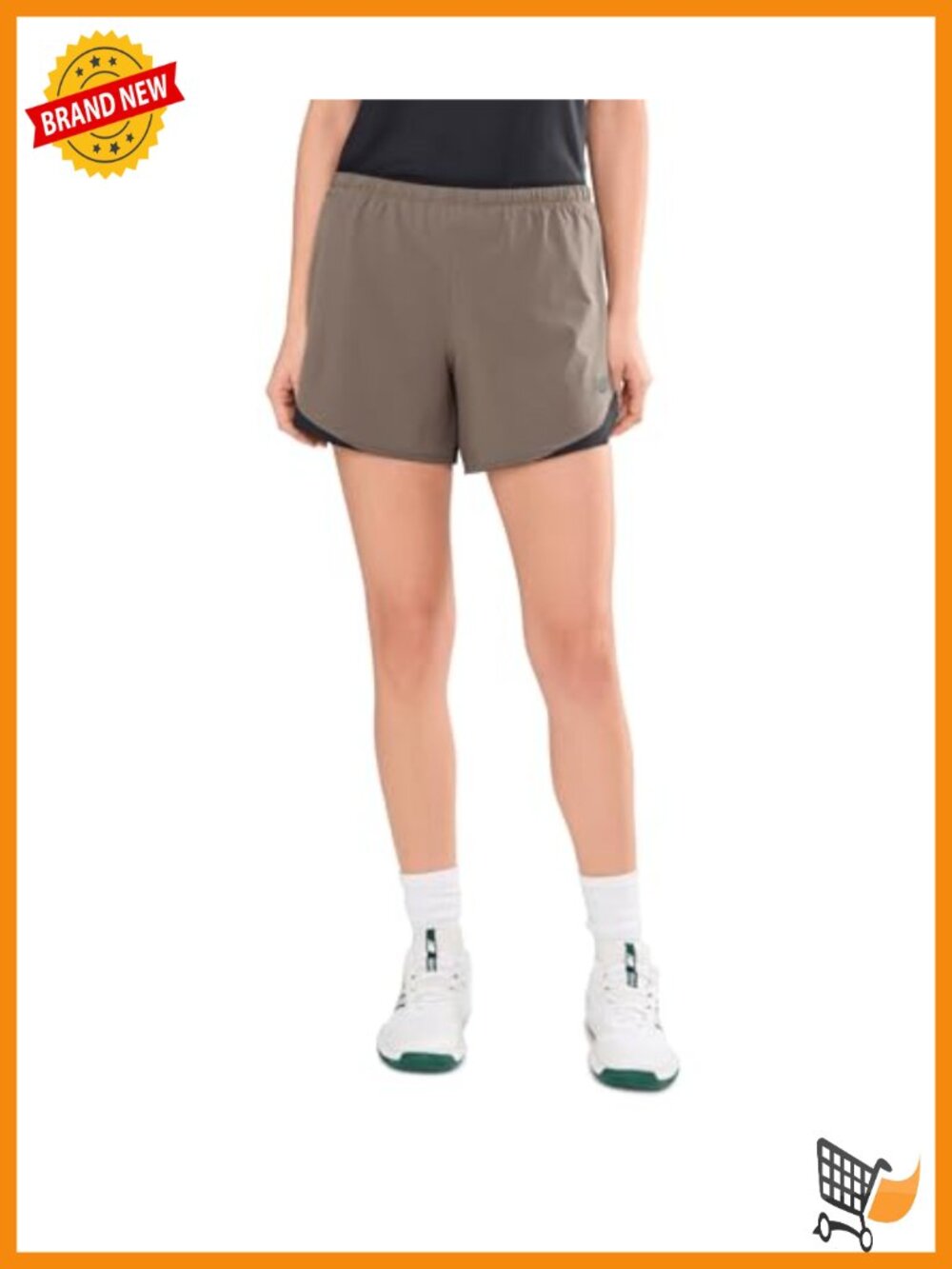 Moisture-Wicking Running Shorts 5" Inseam Pull On